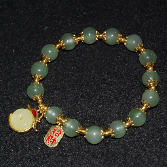 Good Fortune Bracelet,Lucky Bracelet,Gemstone Bracelet,Money,Prosperity,Wealth - Picture 2 of 2